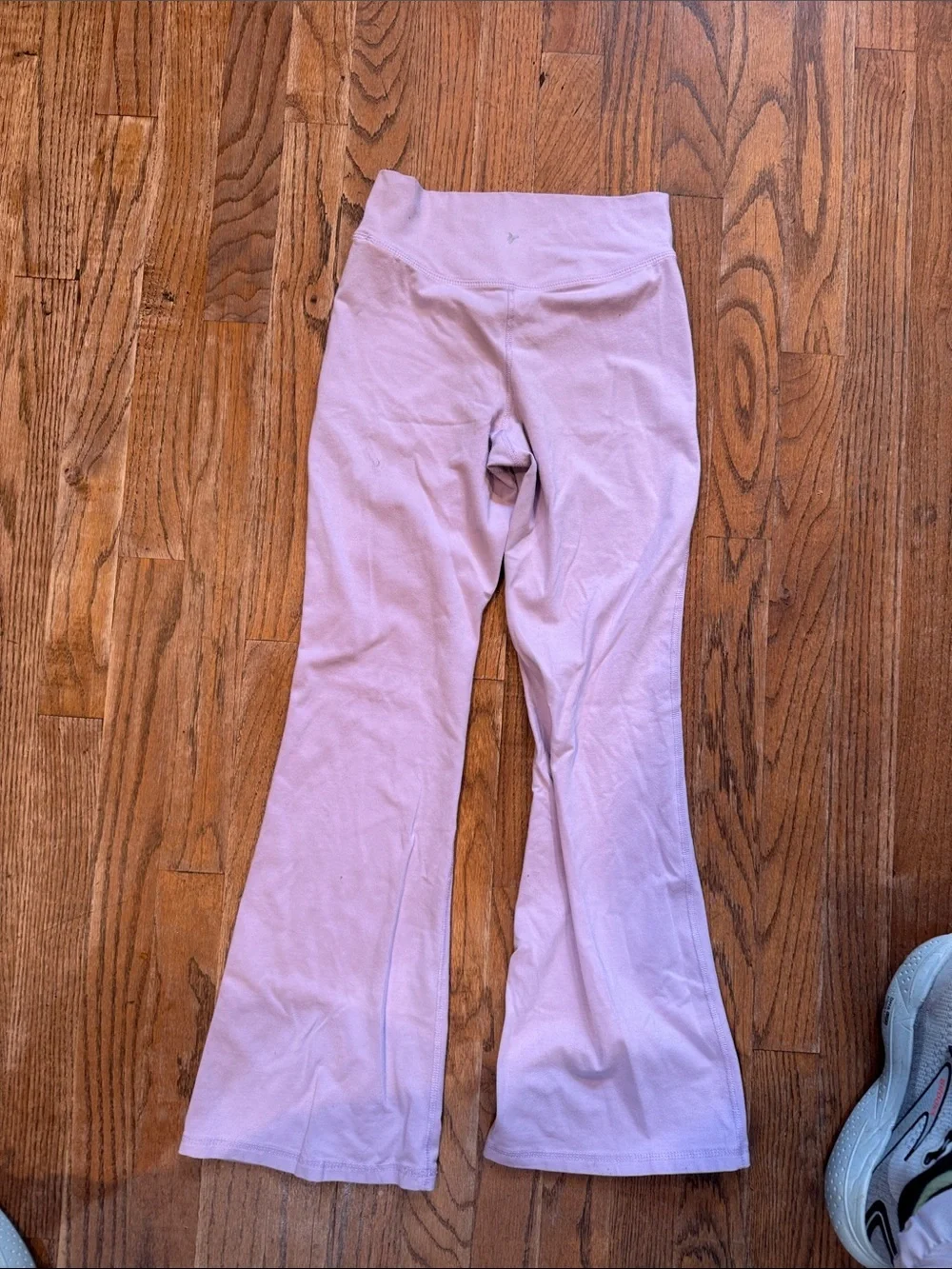 Old Navy Lavender High Rise Flare Leggings with Wide Waistband size Large (10-12